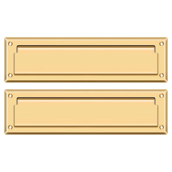 Deltana Mail Slot 13-1/8" With Interior Flap Lifetime Brass MS212CR003 - main