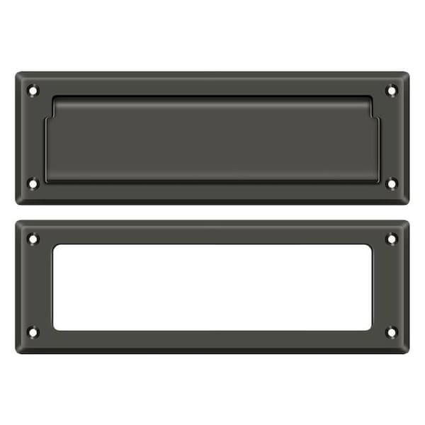 Deltana Mail Slot 8-7/8" With Interior Frame Oil Rubbed Bronze MS626U10B