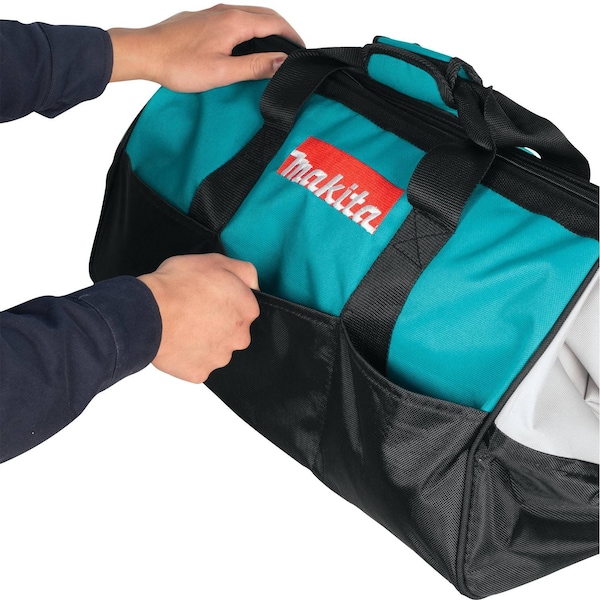 Makita Tool Bag, Black, Blue, Polyester, 10 Pockets 831271-6 - main