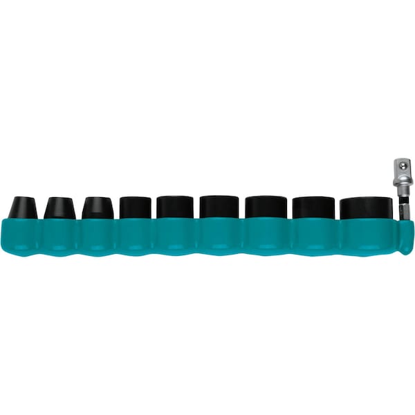 Makita 3/8 in Drive Impact XPS SAE Impact Socket Set, 10 pcs, SAE, 10 pcs E-01672 - main