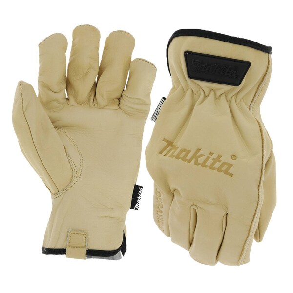 Makita Genuine Leather Cow Driver Gloves, L T-04195 - main