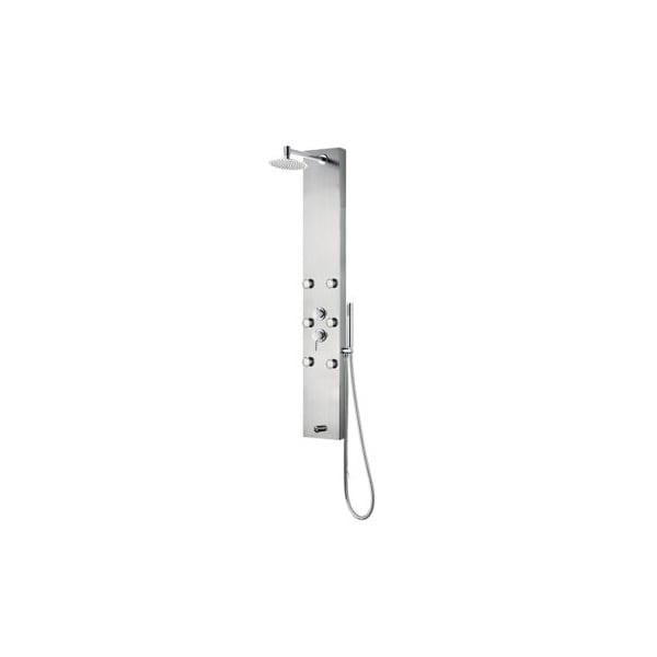 Pulse Showerspas Stainless Steel Brushed Shower Panel-Monterey Showerspa 1042-SSB - main