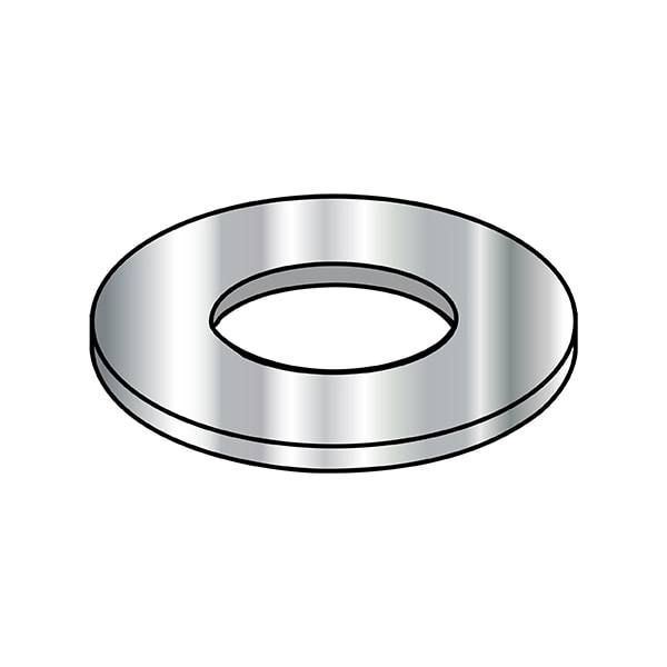 Zoro Select Flat Washer, For Screw Size 1/4" , Stainless Steel Passivated Finish, 5000 PK NAS620-C416L - main