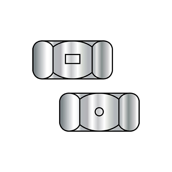 Zoro Select Lock Nut, 1/2