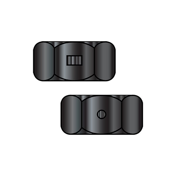 Zoro Select CenterLock Distorted Thread Reversible Lock Nut, 5/16"18