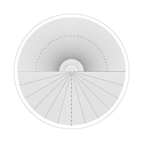 Suburban Optical Comparator Combination Radius/An OC1020X Zoro