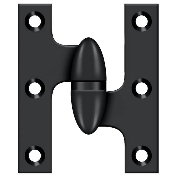 Deltana Black Door and Butt Hinge OK2520U19-R