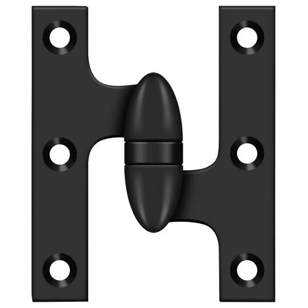 Deltana Black Door and Butt Hinge OK3025B19-R