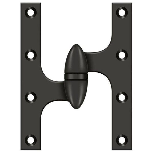 Deltana Oil Rubbed Bronze Door and Butt Hinge OK6045B10B-L