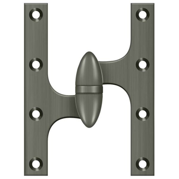 Deltana Antique Nickel Door and Butt Hinge OK6050B15A-L - main