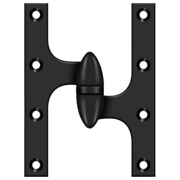 Deltana Black Door and Butt Hinge OK6050B19-R