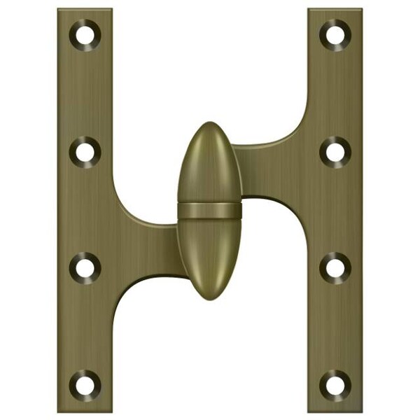 Deltana Antique Brass Door and Butt Hinge OK6050B5-L - main