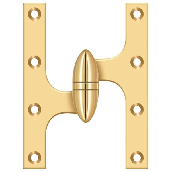 Deltana Lifetime Brass Door and Butt Hinge OK6050BCR003-L - main
