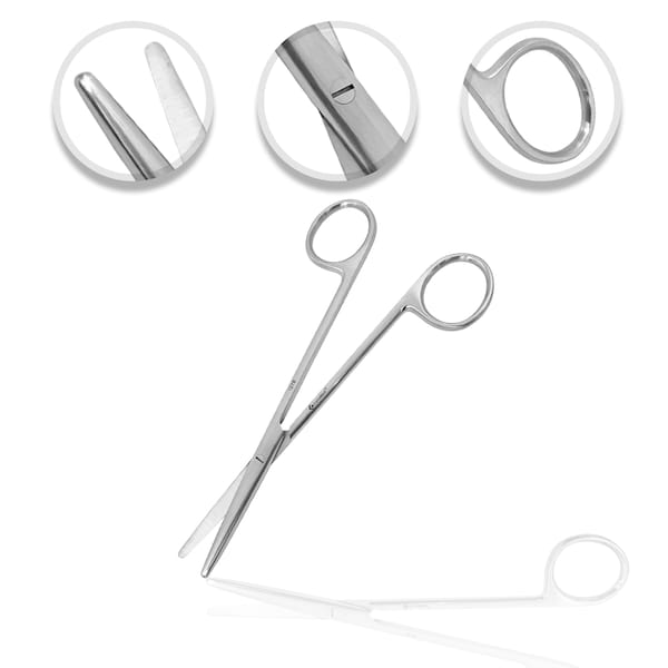 Cynamed O.R.Grade Metzenbaum Scissors, 5.75" STR CYZR-0450 - main