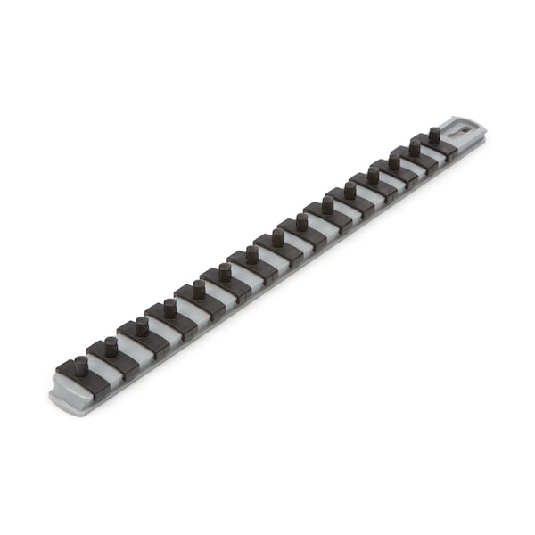Tekton 1/4 Inch Drive x 13 Inch Socket Rail, 15 Clips (Gray) OSR02315 - main