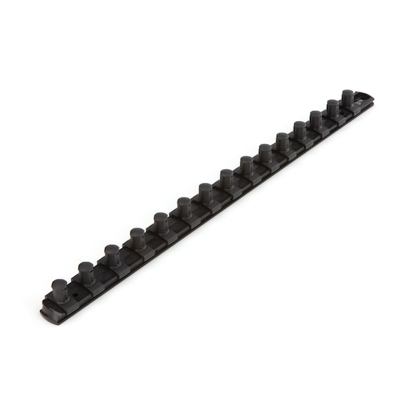 Tekton 1/2 Inch Drive x 18 Inch Socket Rail, 15 Clips (Black) OSR23215 - main
