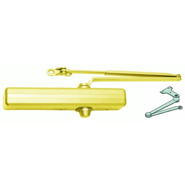 Lcn Manual, LCN 1460, Surface Mounted Closer, Interior and Exterior 1461HEDABRASSRH - main