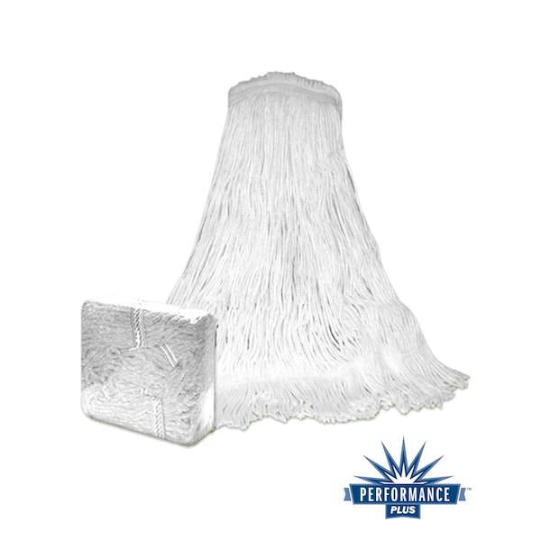 Performance Plus Fantail Mop, 24 oz Dry Wt, Natural, Cotton, PK12 P15024 - main