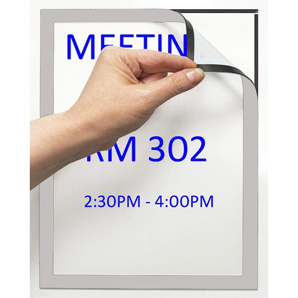 Tarifold Magneto Adhesive Picture Frame, Slvr, PK2 P18650 - main