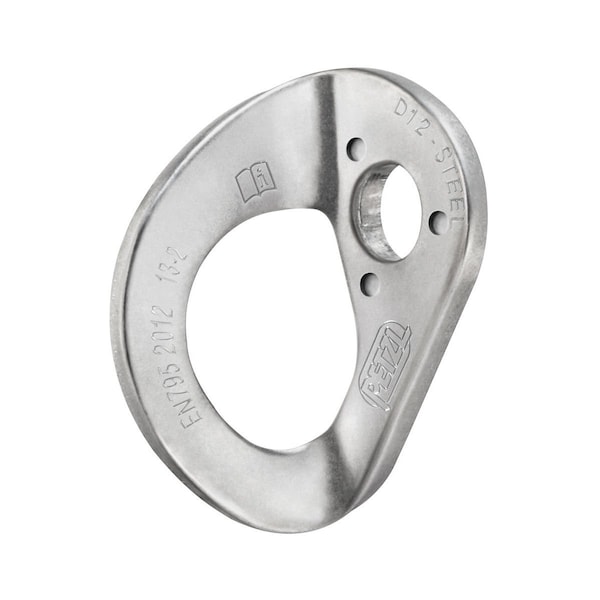 Petzl COEUR STEEL Standard Steel Hanger, 12mm Diameter, Easy to clip, Anti-rotation System, Pack of 20 P36AA 12 - main