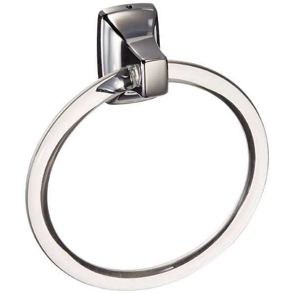 Moen Contemporary Towel Ring with Clear Ring Bright Chrome P5500 Zoro