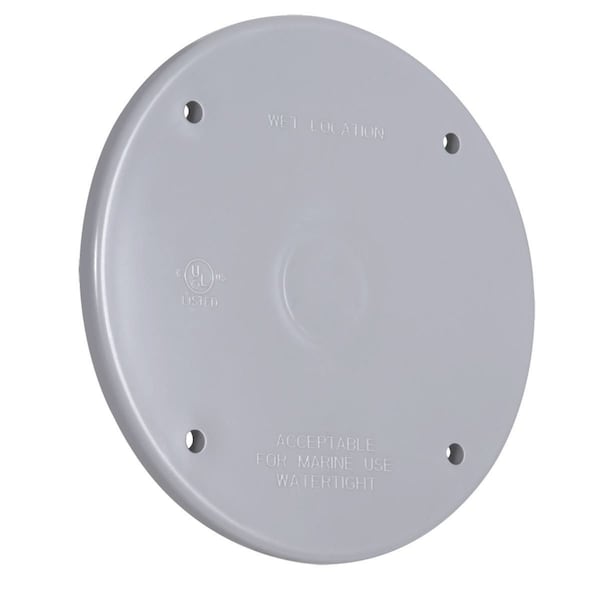 Bell Outdoor 4-1/4 in. H x 4-1/4 in. W x 0.35 in. L, 4-1/4 in W, 4-1/4 in H, , Plastic PBC300GY - main