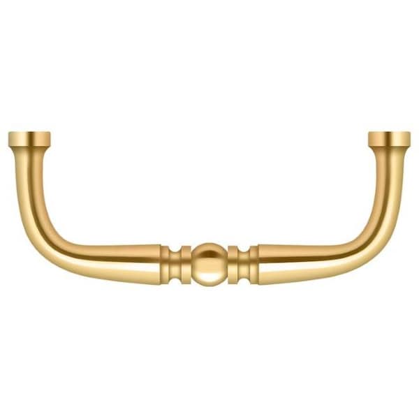 Deltana Wire Pull, Traditional, 3" Lifetime Brass PCT300CR003
