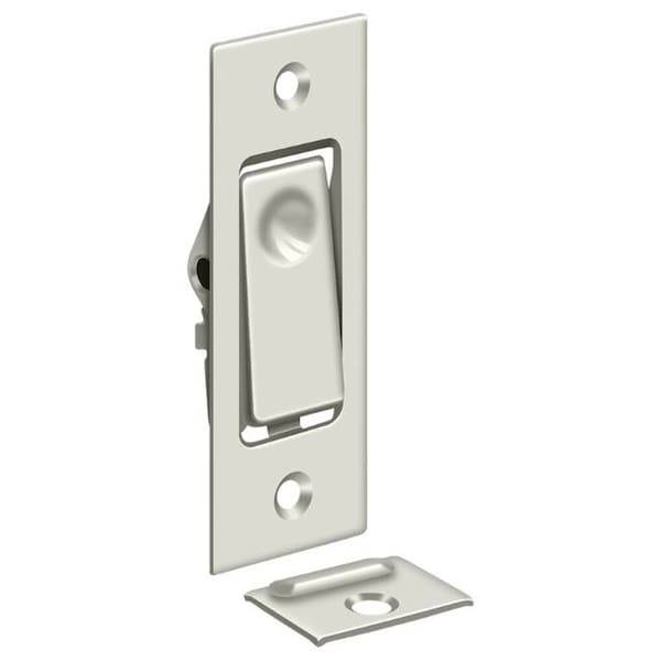 Deltana Pocket Door Bolts, Jamb Bolt Bright Nickel PDB42U14 - main