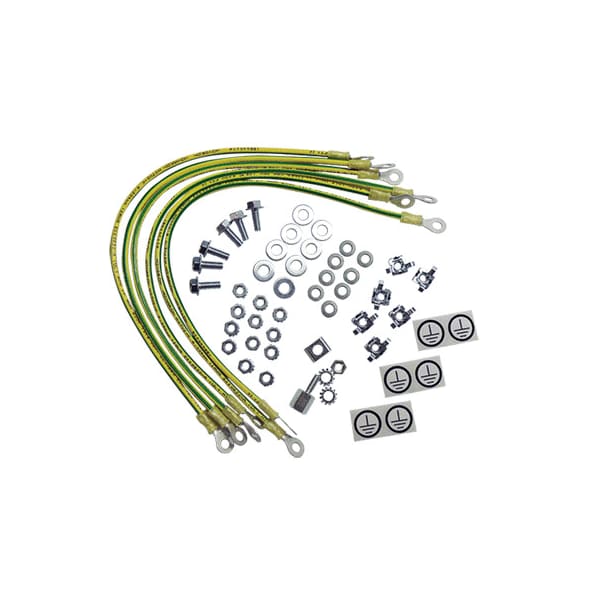 Nvent Hoffman PROLINE Grounding Kit, 6 wires x 411mm, Copper PGK Zoro