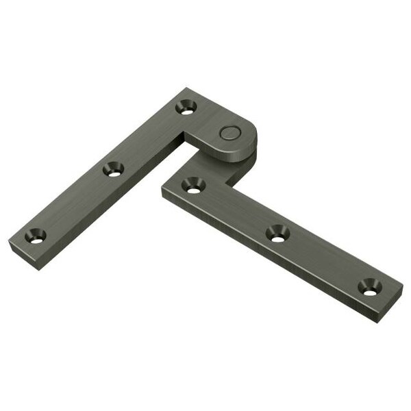 Deltana Antique Nickel Door and Butt Hinge PH35U15A - main