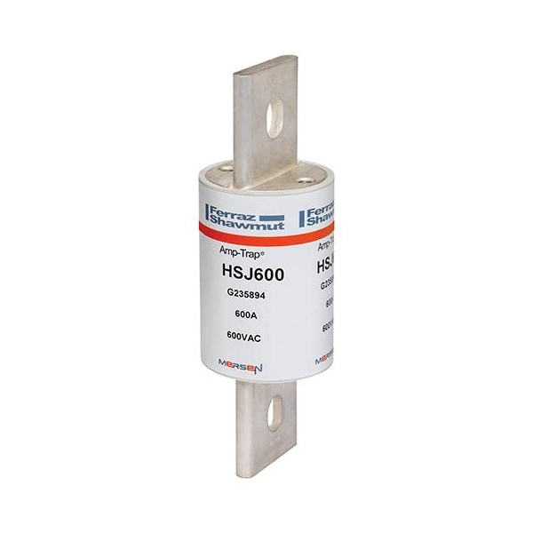 Mersen UL Class Fuse, J Class, HSJ Series, Very Fast-Acting, 600A, 600V AC, Non-Indicating HSJ600 - main