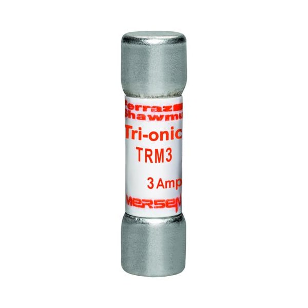 Mersen Midget Fuse, TRM Series, Time-Delay, 3A, 250V AC, 10kA TRM3 - main