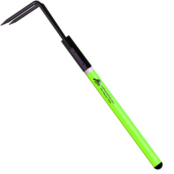 Leatherhead Tools Hi-Viz Lime Rubbish Hook, 14 ft. and But PLL-14RH-B - main