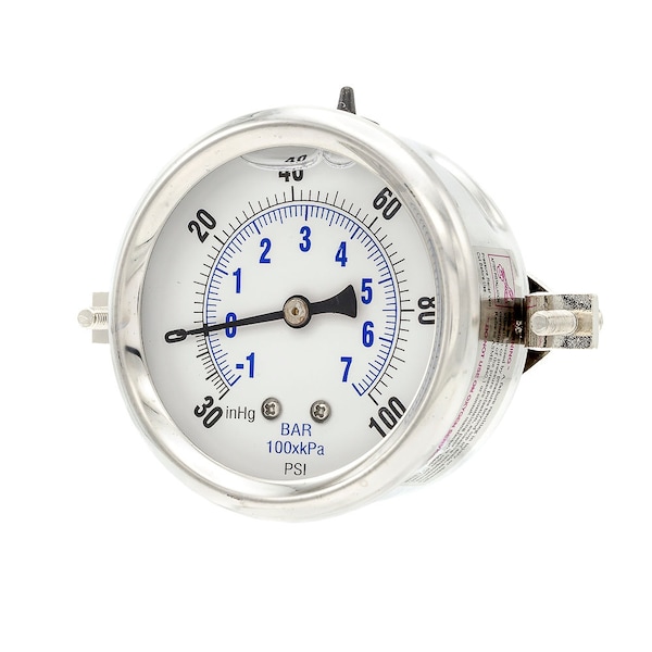 Pic Gauges 2 1/2 in Dial, 1/4 in NPT Male Center Back Location, Stainless Steel Case Material PRO-203L-254CE - main