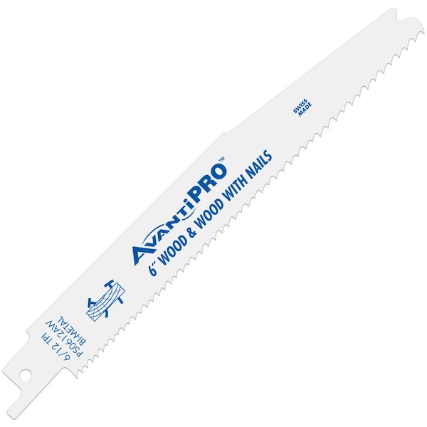 Avanti Pro 6 in x 6/12 TPI Bi-Metal Reciprocating Saw Blade, 200 PK PS0612AW200 - main