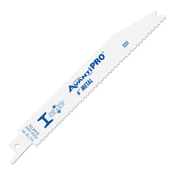 Avanti Pro 6 in x 10/18 TPI Bi-Metal Reciprocating Saw Blade, 200 PK PS0618AF200 - main