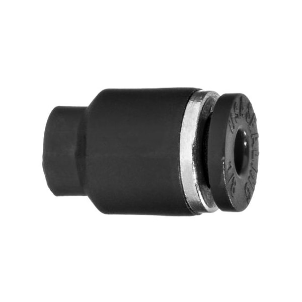 Usa Industrials Nylon Push to Connect Fitting - Cap for, 1/8" Tube Size, Black ZUSA-TF-PTC-735 - main