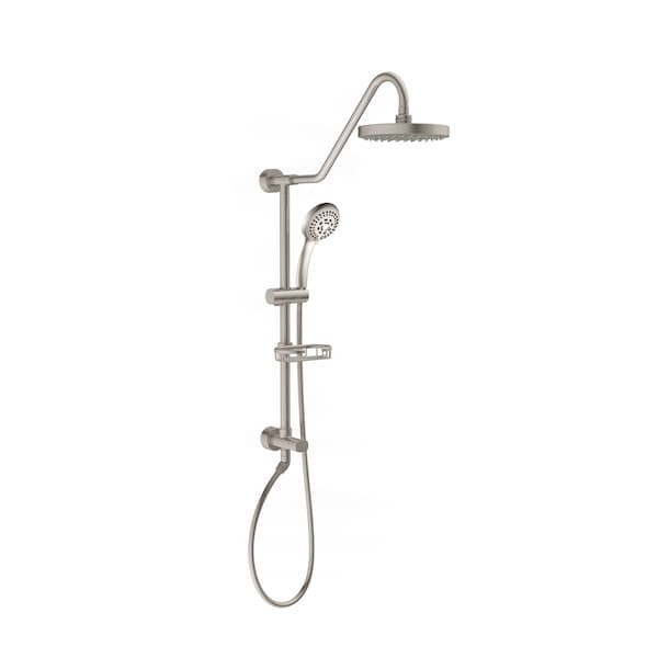 Pulse Showerspas Shower System, Brushed Nickel, Wall 1011BN1.8GPM Zoro