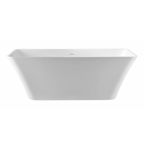 Pulse Showerspas Freestanding Tub, 67" W, Acrylic PT1043BN Zoro