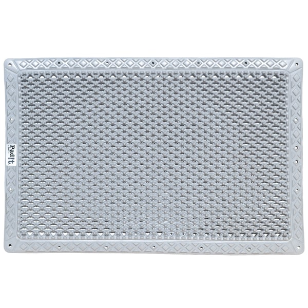 Padit By Gelpro Antifatigue Mat, 27 in L x 18 in W, 1 in Thickness, Grey 120-00-1827-2 - main