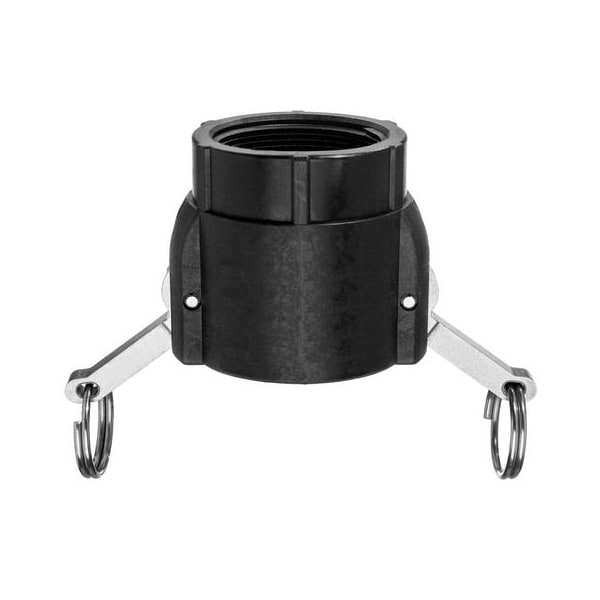 Usa Industrials Cam and Groove Fitting, Brass, D, 1/2" Coupler x 1/2" Female NPT BULK-CGF-210 - main