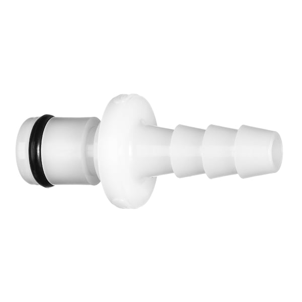 Usa Industrials Acetal Quick Disconnect, Straight, 1/4" Blkhd Plug x 3/8" Barbed ZUSA-TF-QD-A-14 - main
