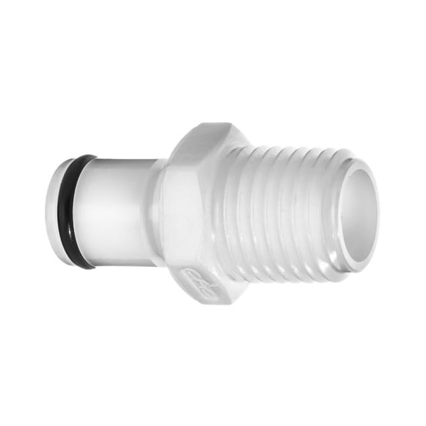 Usa Industrials Acetal Quick Disconnect, Straight, 1/4" Plug x 1/4" Male NPT ZUSA-TF-QD-A-24 - main