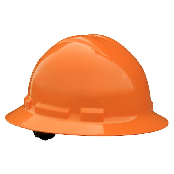 Radians Hard Hat, HDPE, 6 Point Ratchet, Type 1, Class E, Orange QHR6-ORANGE - main