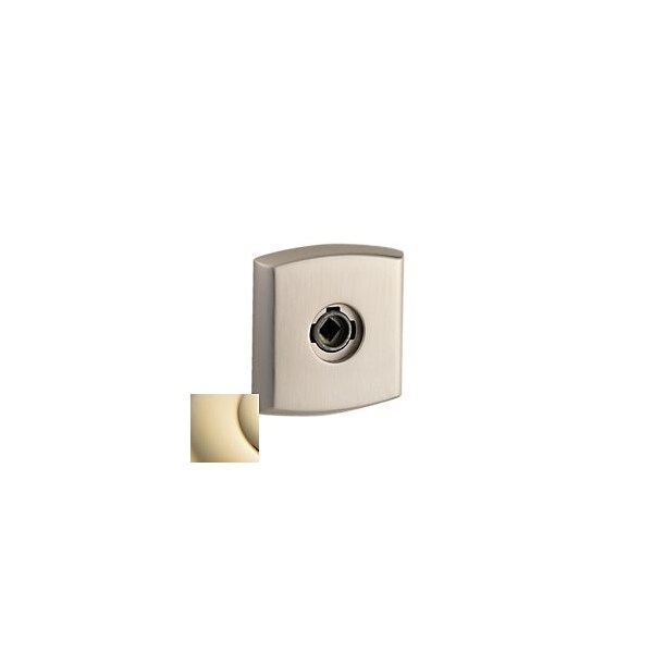 Baldwin Estate Privacy Rosettes Lifetime Brass R026.003.PV