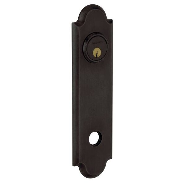 Baldwin Privacy Rosettes Distressed Oil Rubbed Bronze R032.402.PV - main