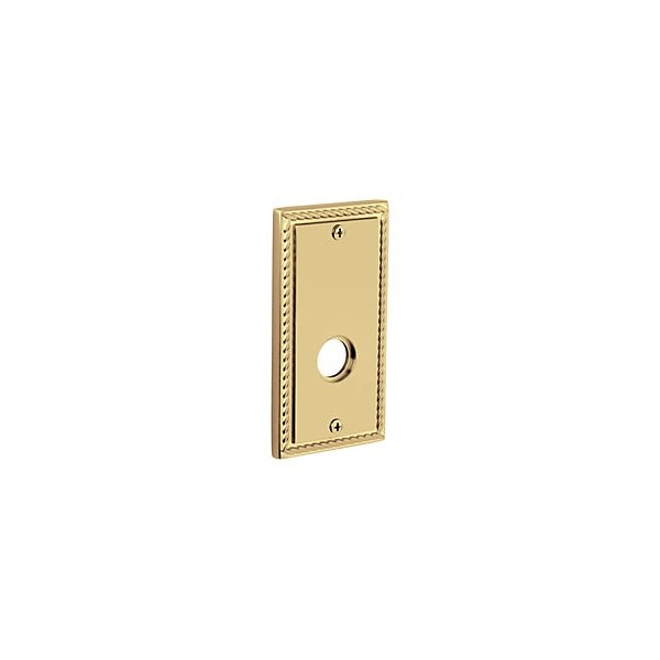 Baldwin Estate Privacy Rosettes Lifetime Brass R037.003.PV