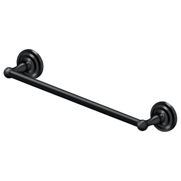 Deltana Towel Bar, R-Series Black 18" R2002-U19