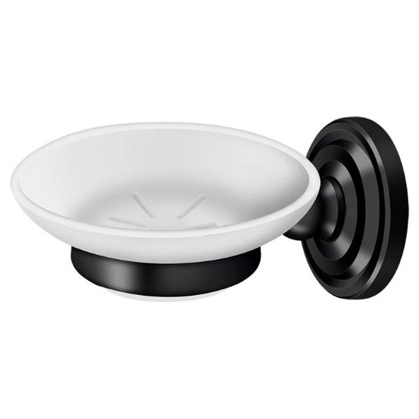 Deltana Soap Dish, R-Series Black R2012-U19