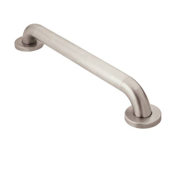 Moen Peened Concealed Screw 36" Grab Bar Peened Stai, 36" L, Stainless Steel, Peened Stainless Steel R8936P - main